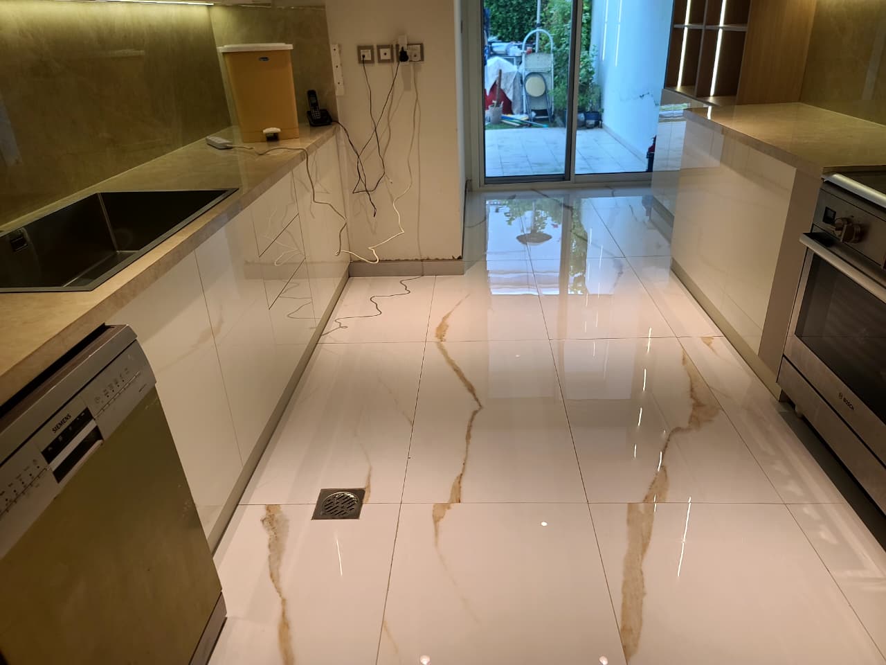 Post construction cleaning after