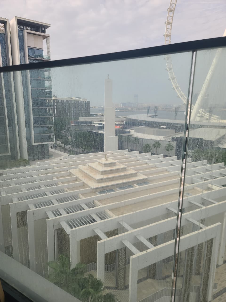 Window cleaning before